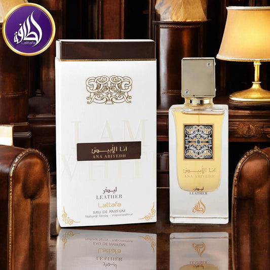 LATTAFA Ana Abiyedh Leather Eau De Parfum 60ml Lattafa Ambient Beauty
