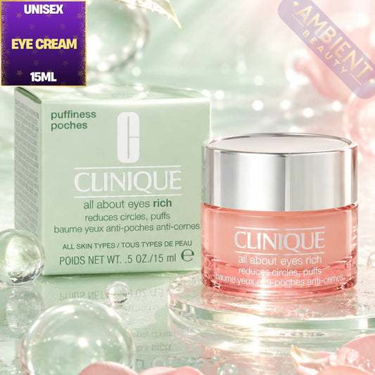 Clinique All About Eyes Rich Eye Cream 15ml For Men and Women