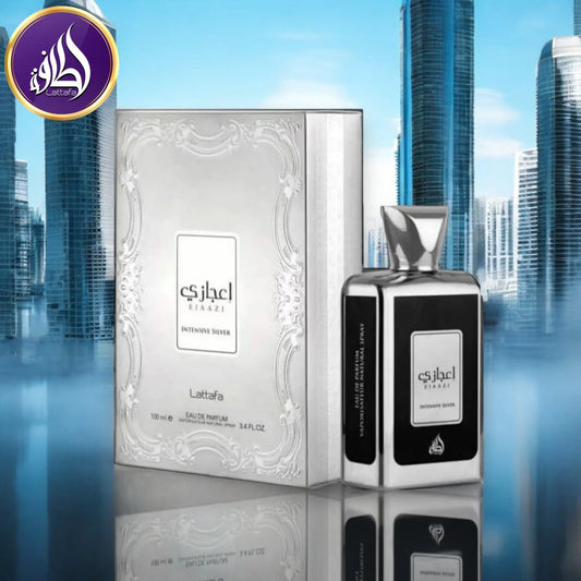 LATTAFA Ejaazi Intensive Silver Eau De Parfum 100ml Lattafa Ambient Beauty