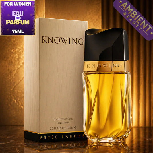ESTEE LAUDER Knowing Eau de Parfum 75ml For Women – Classic Chypre Floral Fragrance with Oakmoss, Patchouli & Tuberose Estee Lauder Ambient Beauty