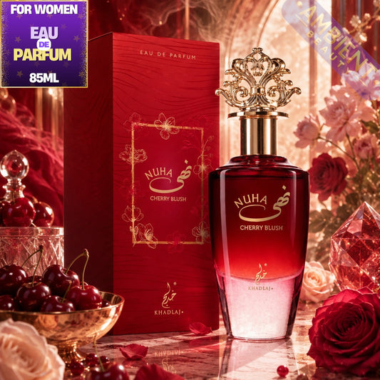 Khadlaj Nuha Cherry Blush EDP 85ml For Women