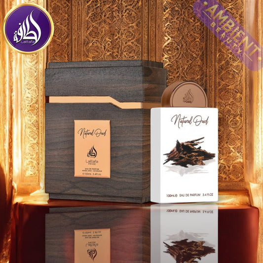 LATTAFA Pride Natural Oud Eau De Parfum 100ml Lattafa Ambient Beauty