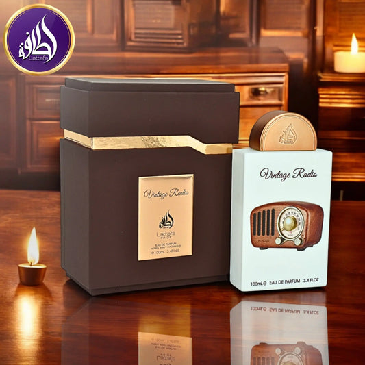 LATTAFA Pride Vintage Radio Eau De Parfum 100ml Lattafa Ambient Beauty