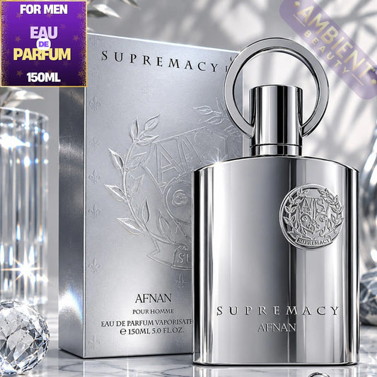 Afnan Supremacy Silver Eau de Parfum Bottle