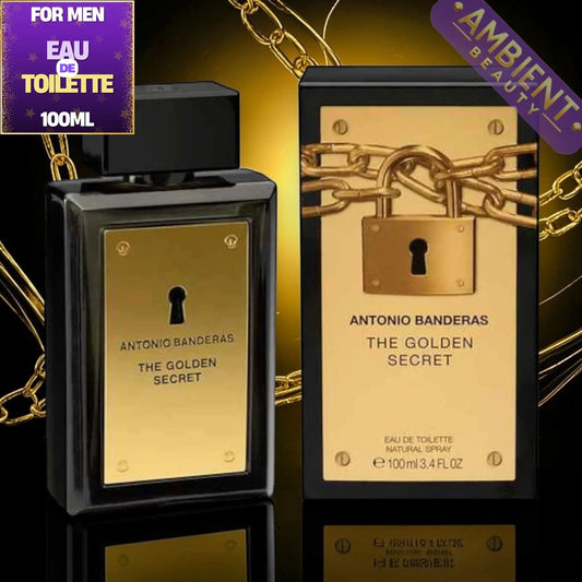Antonio Banderas The Golden Secret Eau de Toilette Bottle