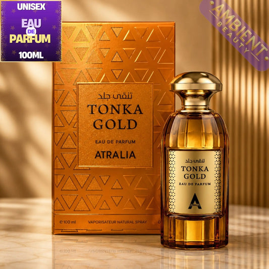 Atralia Tonka Gold Eau de Parfum Bottle