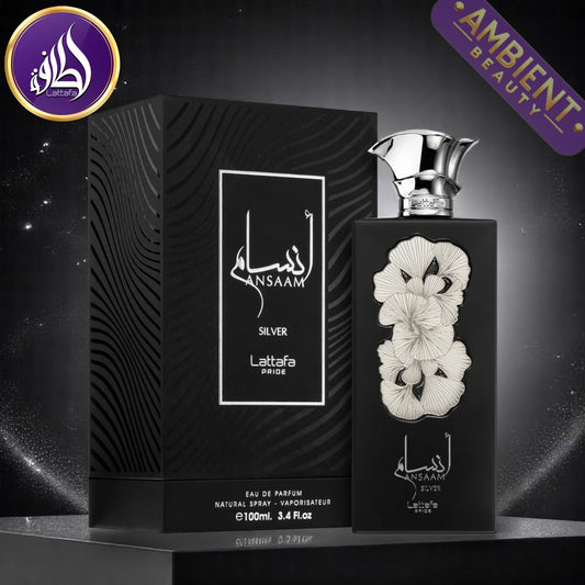LATTAFA Pride Ansaam Silver Eau De Parfum 100ml Lattafa Ambient Beauty