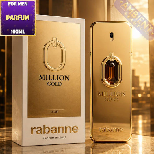 Paco Rabanne Million Gold Elixir Parfum Bottle Intense