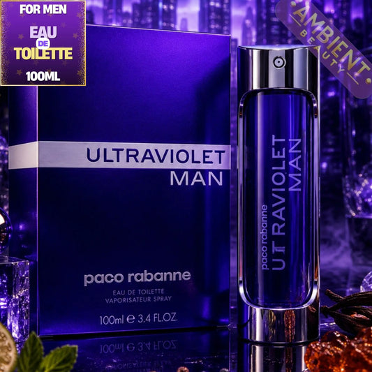 Paco Rabanne Ultraviolet Man Eau De Toilette Bottle