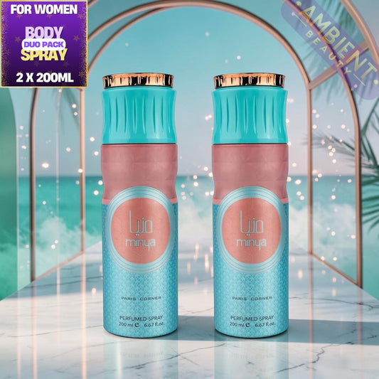 PARIS CORNER Minya Body Spray 2x200ml Duo Pack For Women