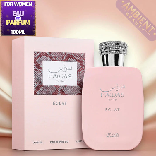 Rasasi Hawas Eclat for her perfume bottle