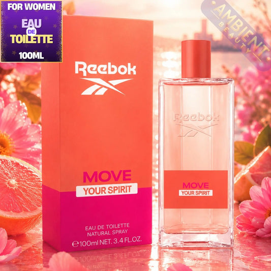Reebok Move Your Spirit for Women Eau de Toilette Bottle