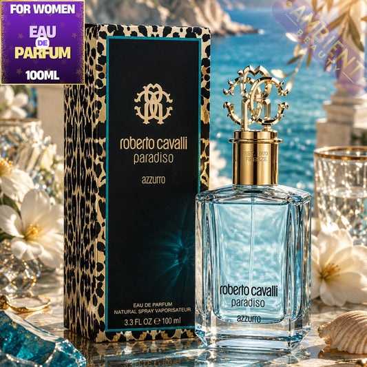 Roberto Cavalli Paradiso Azzurro Eau de Parfum Bottle