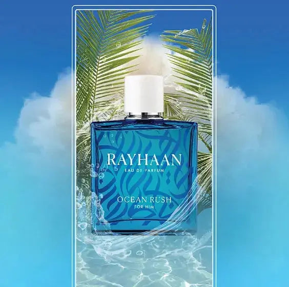 RAYHAAN Ocean Rush Aqua Collection Eau de Parfum 100ml RayhaanAmbient Beauty