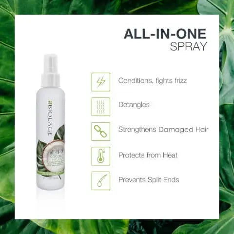 BIOLAGE Styling All-In-One Coconut Infusion Multi-Tasking Leave-In Spray 150ml BiolageAmbient Beauty