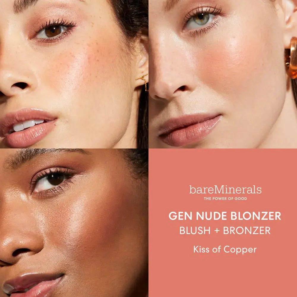 BAREMINERALS Gen Nude Blonzer Blush+Bronzer 3.8g Shade Kiss Of Copper BareMineralsAmbient Beauty