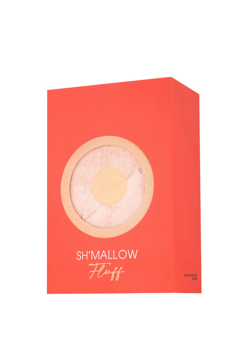 Box of 'Sh'mallow Fluff' on a white background