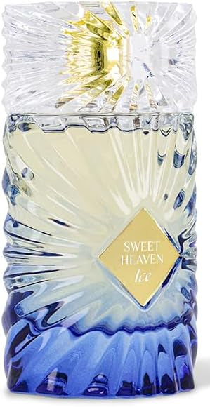 Decorative bottle with 'Sweet Heaven Ice' label on a white background