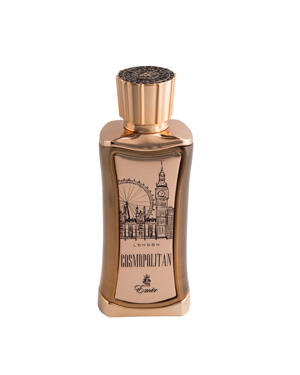 Emir Cosmopolitan London Perfume bottle with 'Cosmopolitan London' design on a white background
