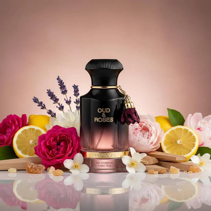 Ahmed Al Maghribi Oud and Roses ExDP 60ml For Men and Women