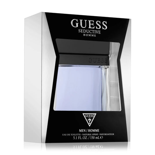 Guess Seductive Homme perfume packaging on a white background