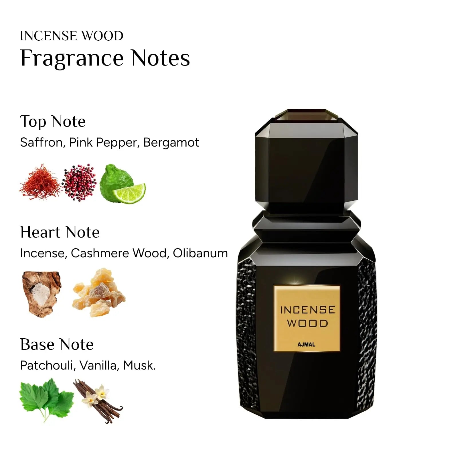 Ajmal Incense Wood Eau de Parfum 100ml For Men and Women