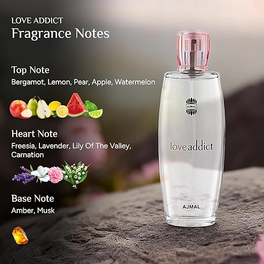 Ajmal Love Addict Eau de Parfum 100ml For Women