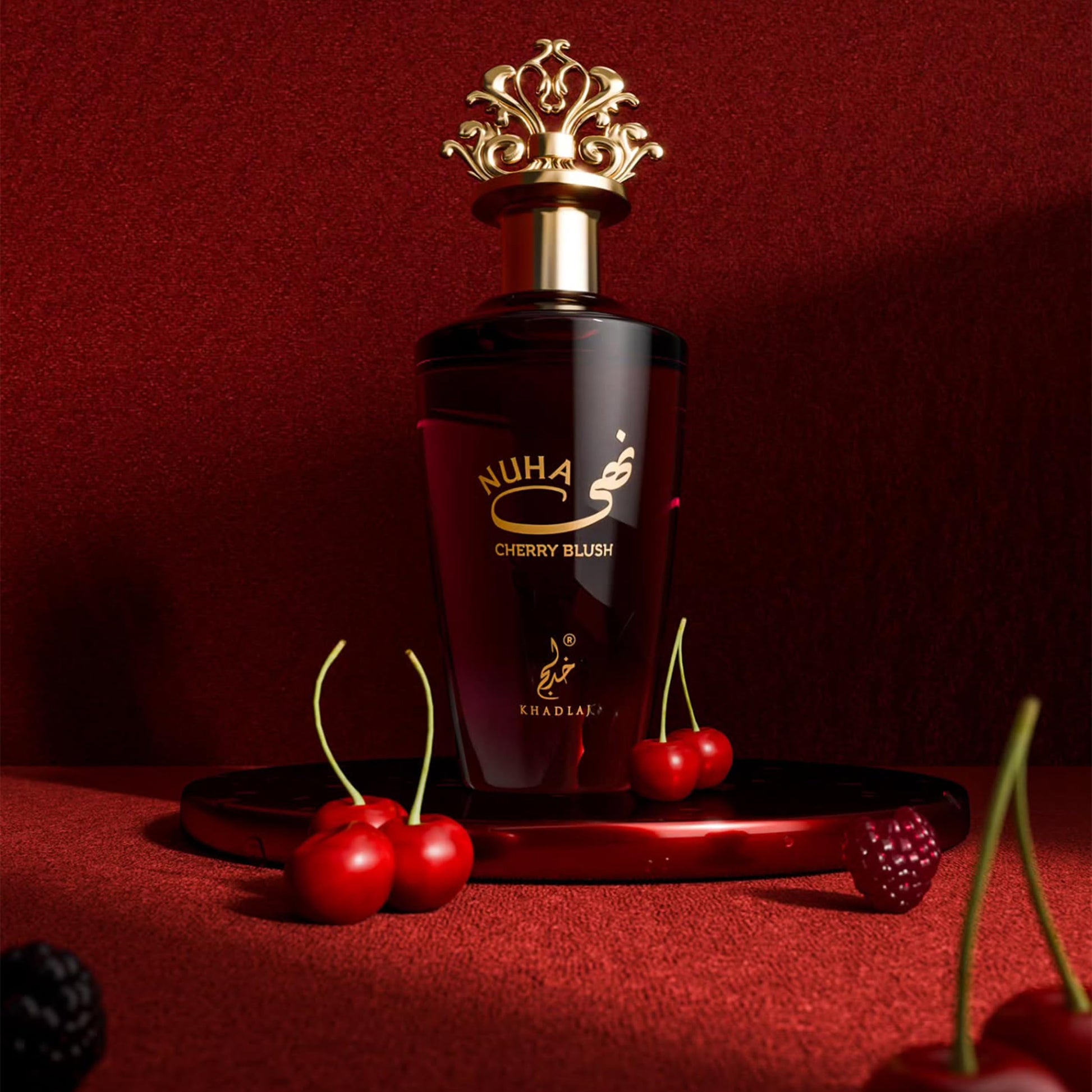 Khadlaj Nuha Cherry Blush EDP 85ml For Women