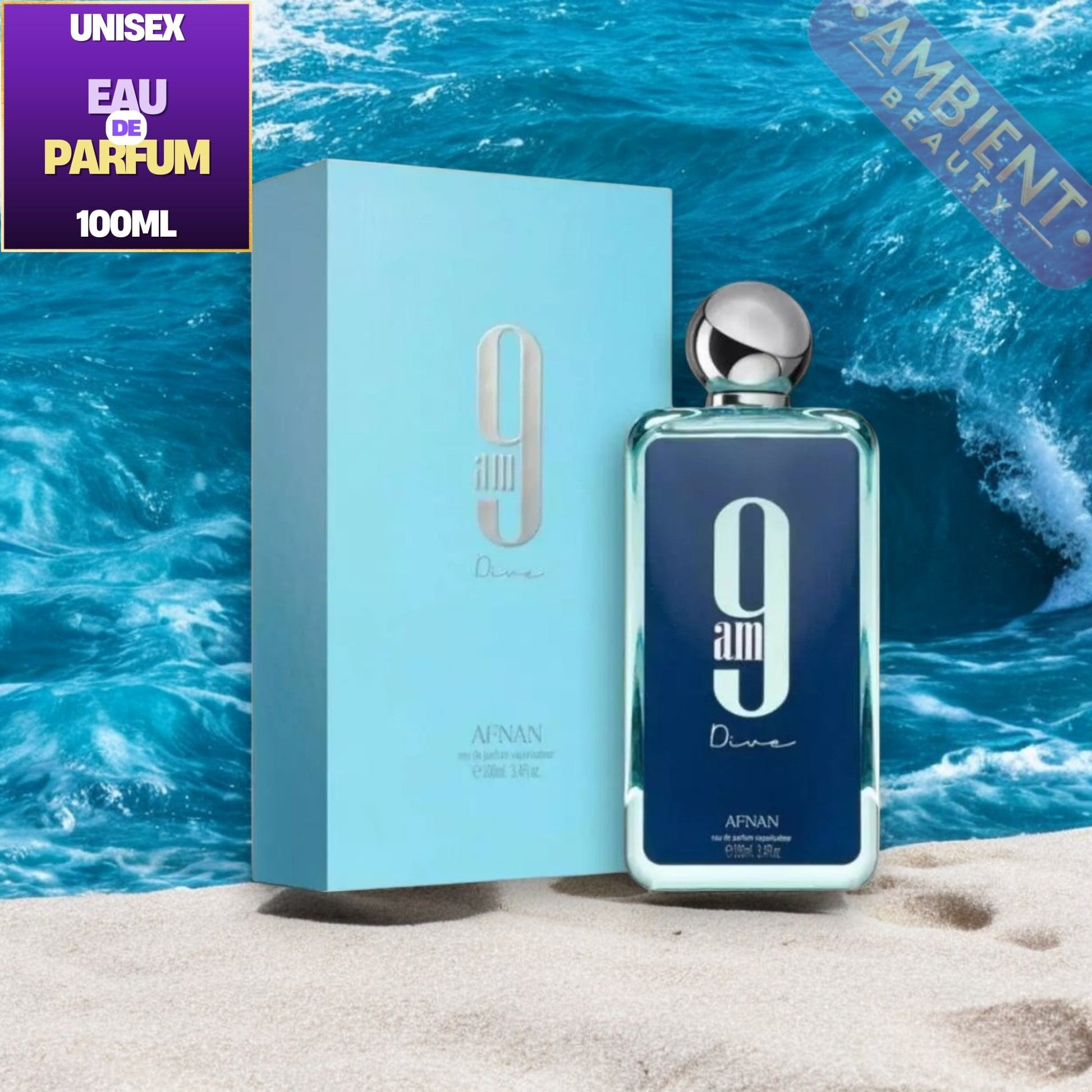 AFNAN 9am Dive Eau De Parfum 100ml Afnan Ambient Beauty