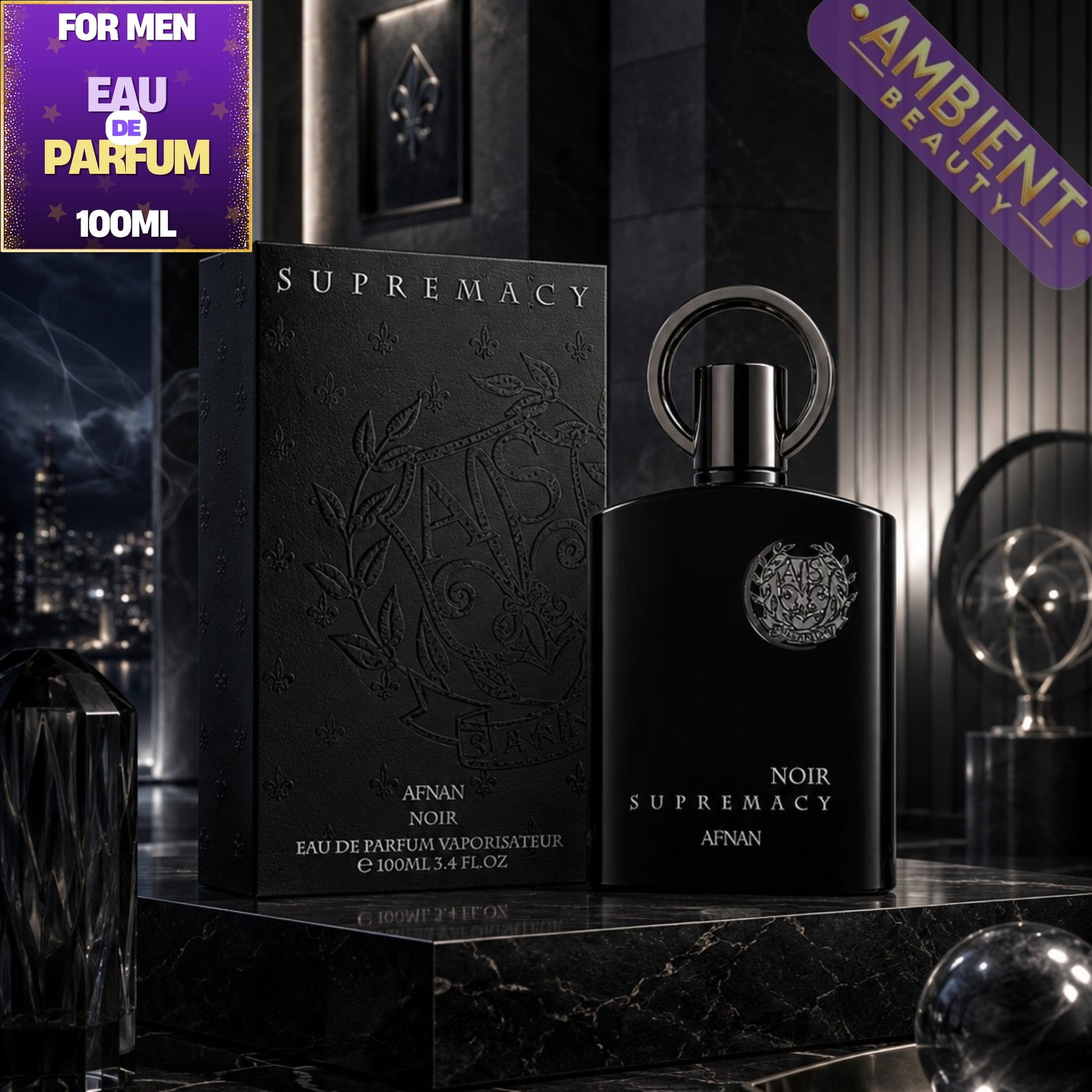 Afnan Supremacy Noir EDP 100ml For Men