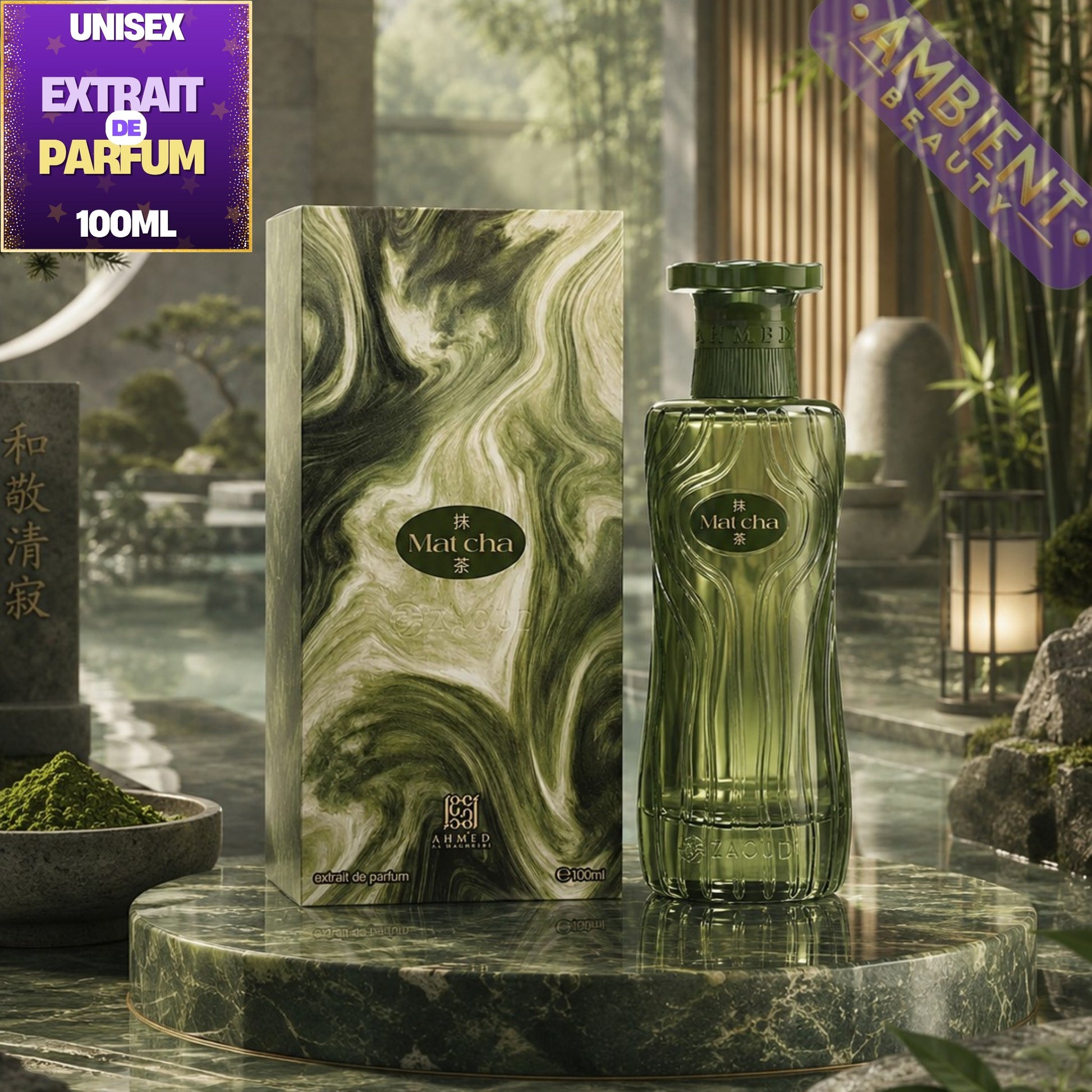 Ahmed Al Maghribi Matcha Extrait De Parfum 100ml For Men and Women