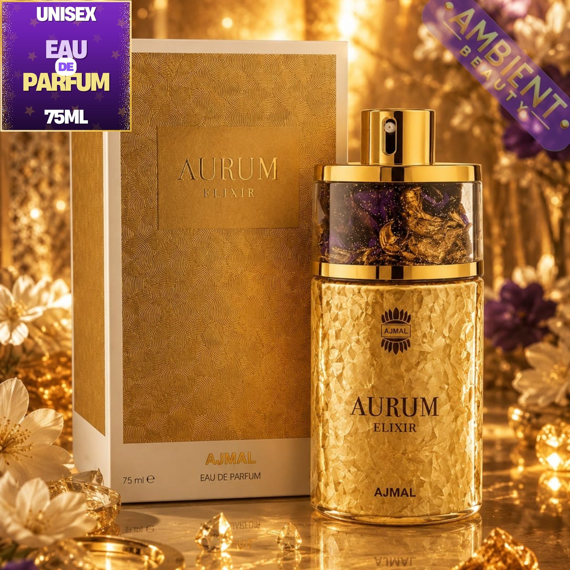 Ajmal Aurum Elixir Eau de Parfum 75ml For Men and Women