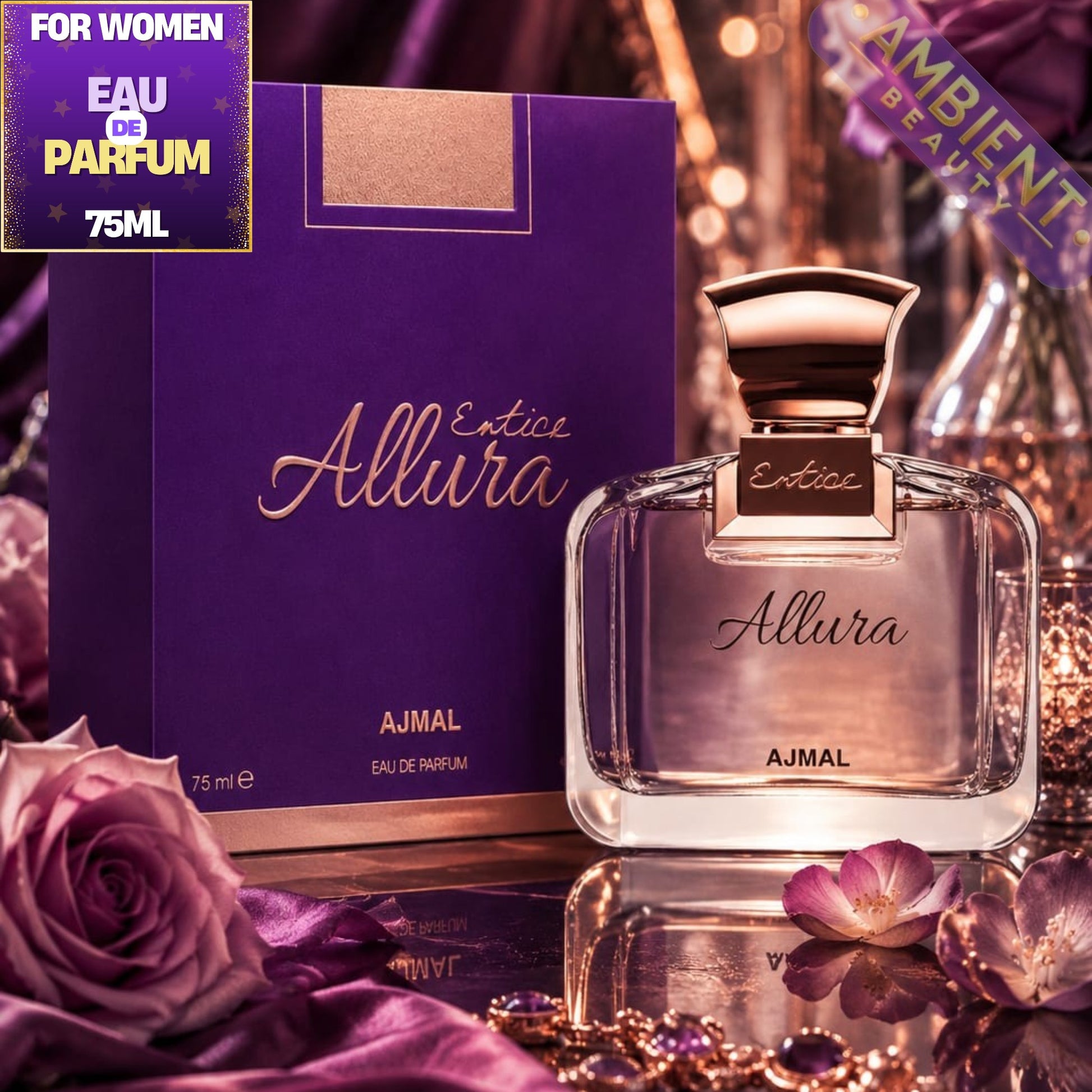 Ajmal Entice Allura Eau de Parfum 75ml For Women