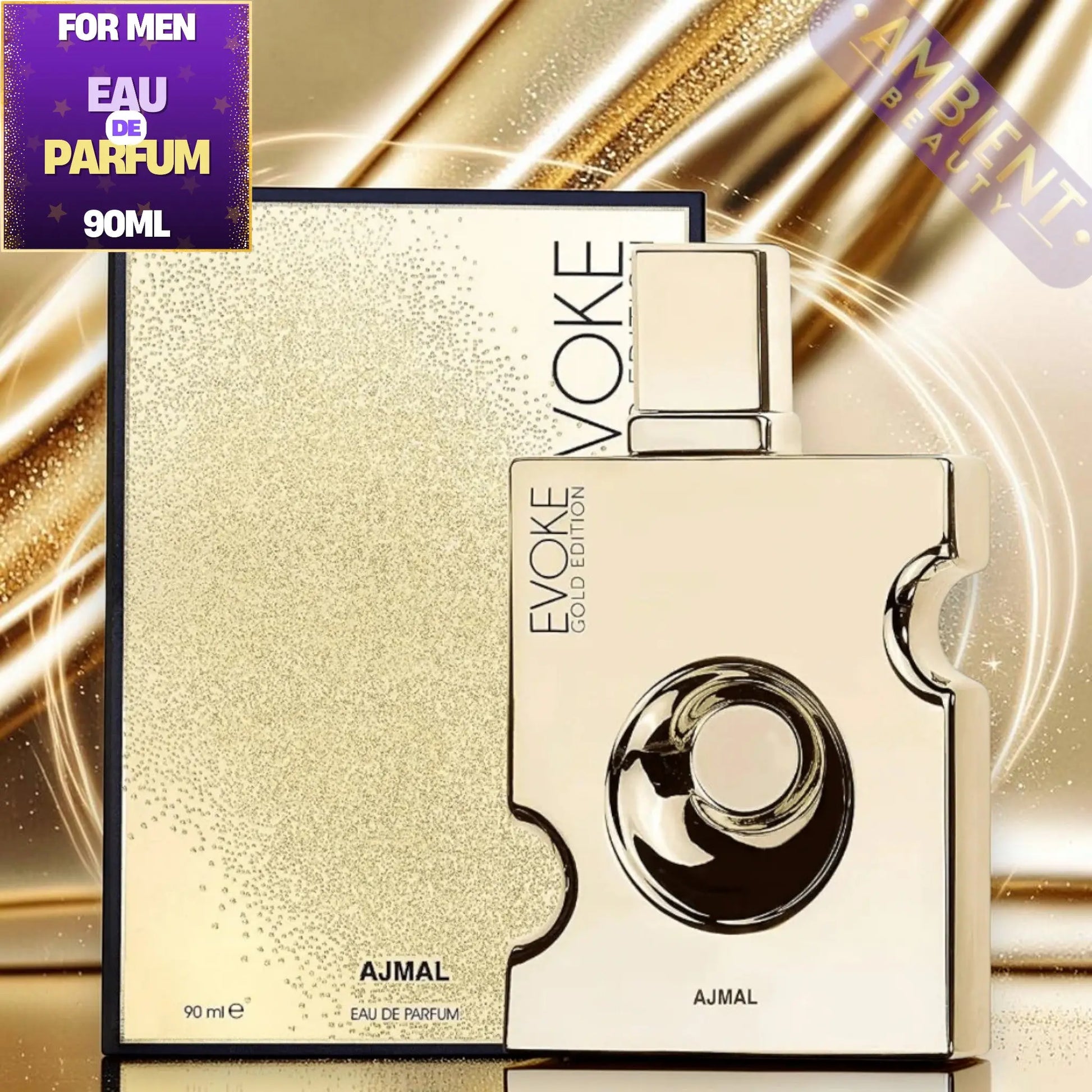 Ajmal Evoke Gold For Him Eau de Parfum 90ml For Men