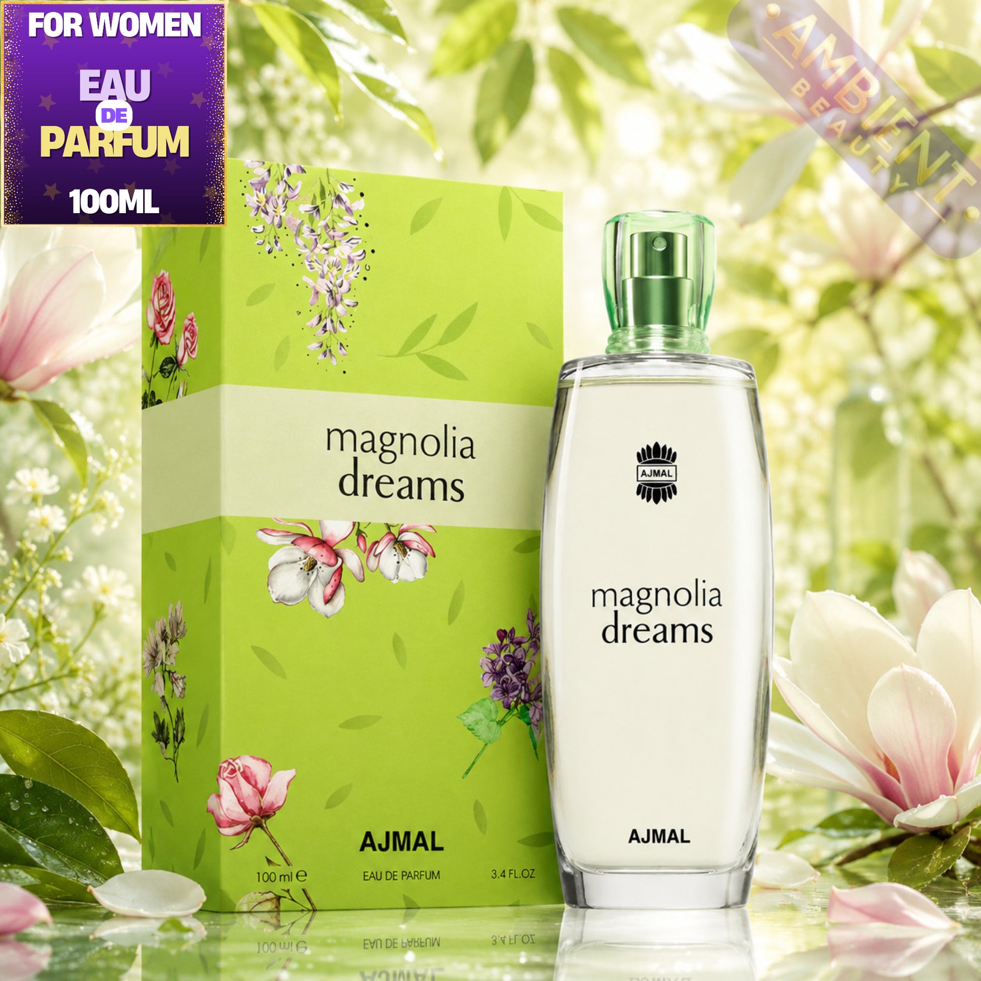 Ajmal Magnolia Dreams Eau de Parfum 100ml For Women