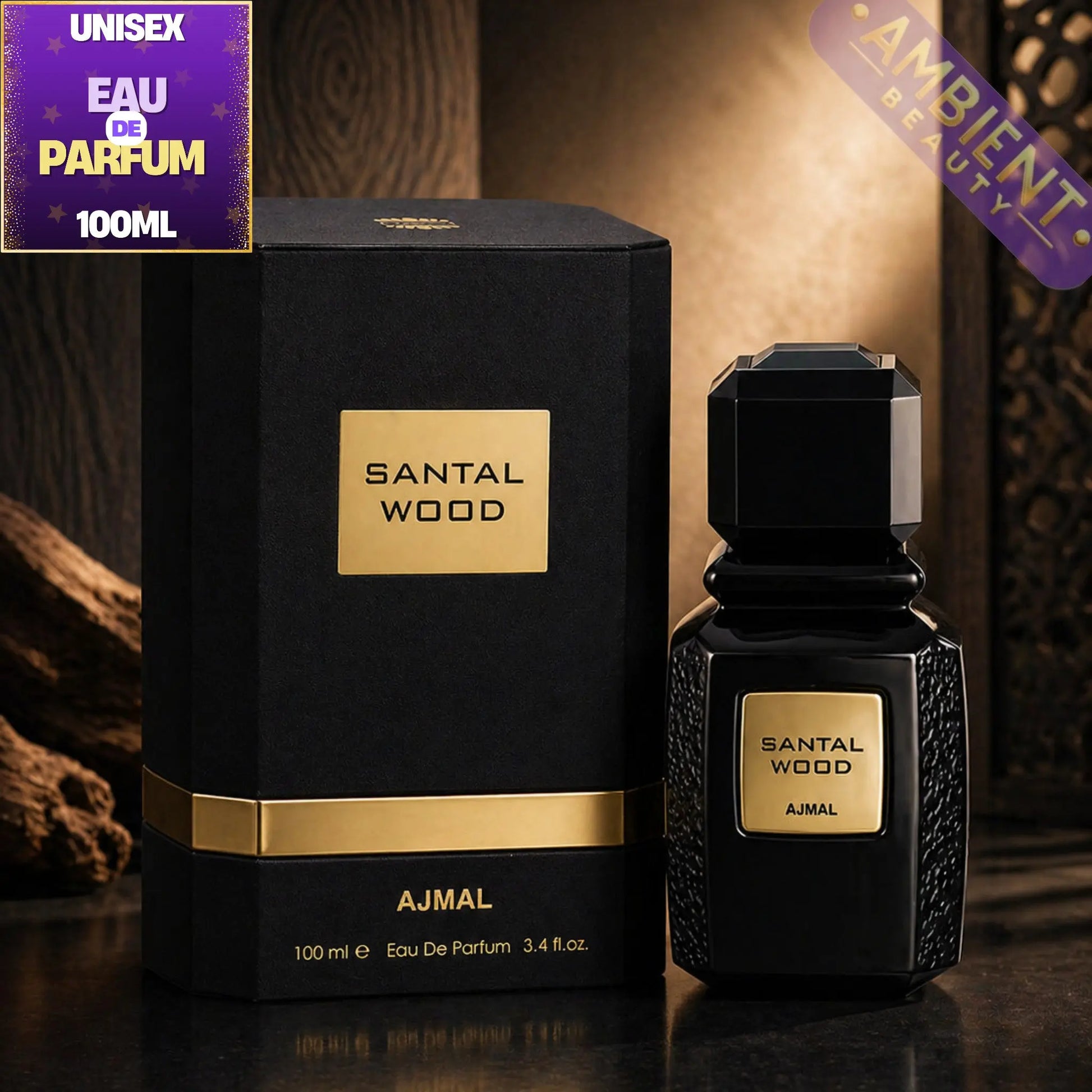 Ajmal Santal Wood Eau de Parfum 100ml For Men and Women