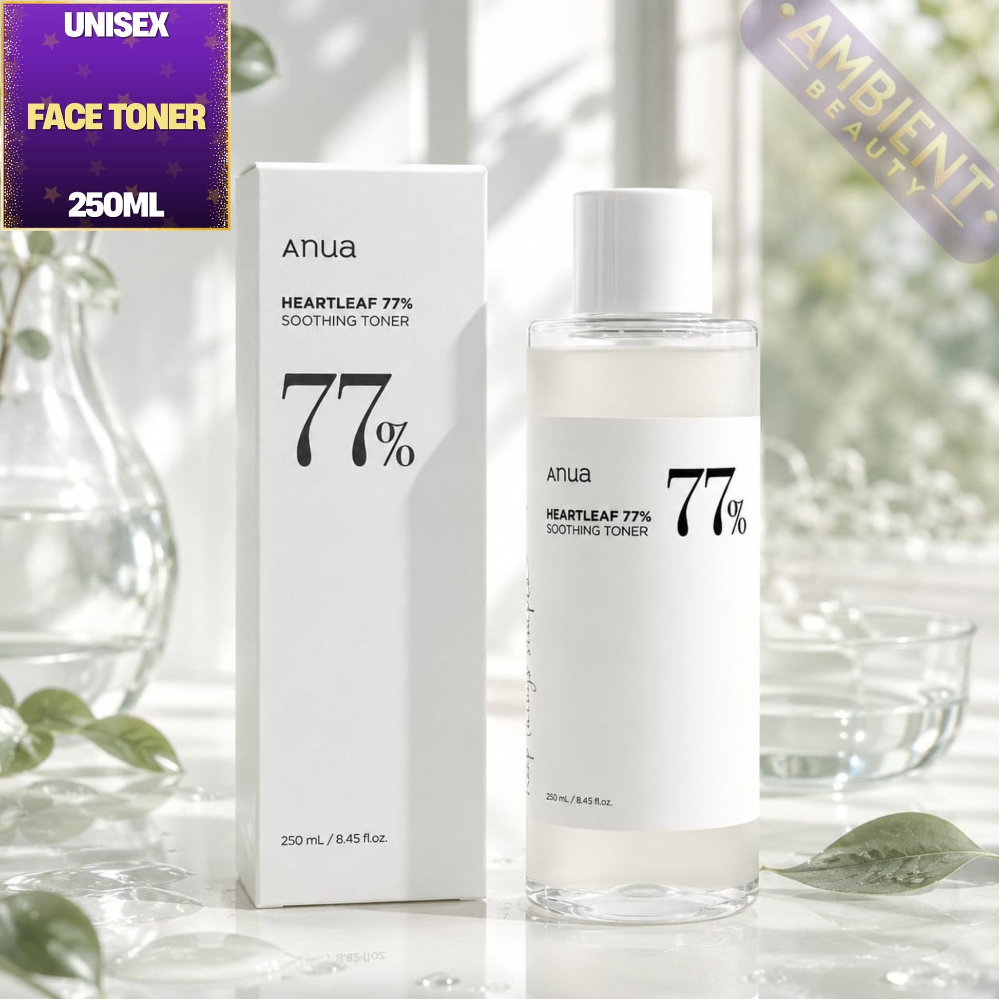 Anua Heartleaf 77% Soothing Toner 250ml For Men & Women