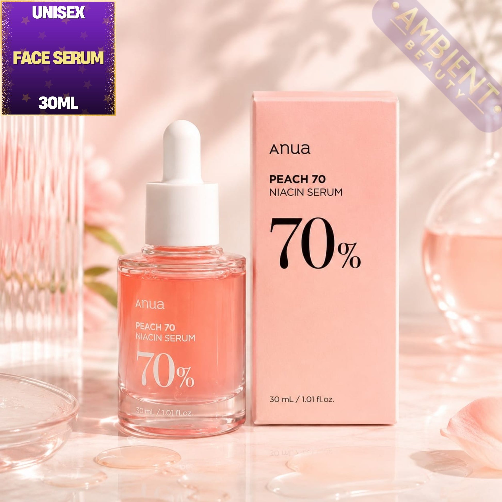 Anua Peach 70 Niacin Serum 30ml For Men & Women