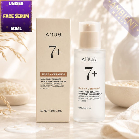 Anua Rice 7+ Ceramide Hydrating Barrier Serum 50ml For Men & Women