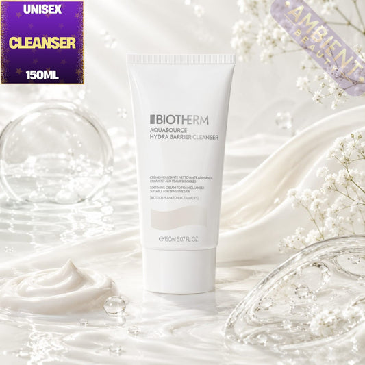 Biotherm Aquasource Hydra Barrier Cleanser 150ml For Men and Women