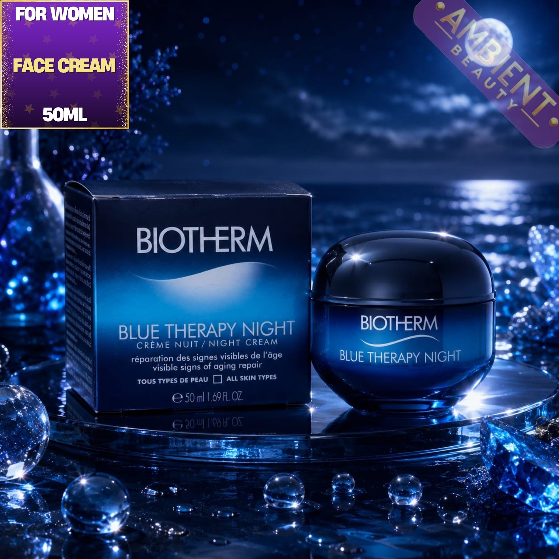Biotherm Blue Therapy Night Cream 50ml For Women