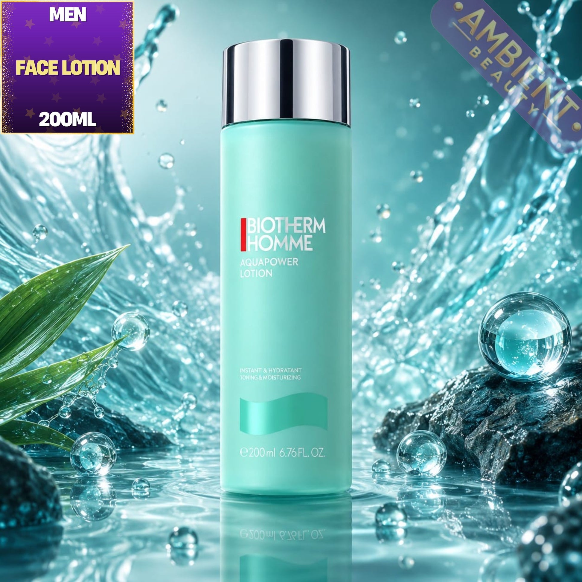 Biotherm Homme Aquapower Oligo-Thermal Refreshing Lotion 200ml For Men