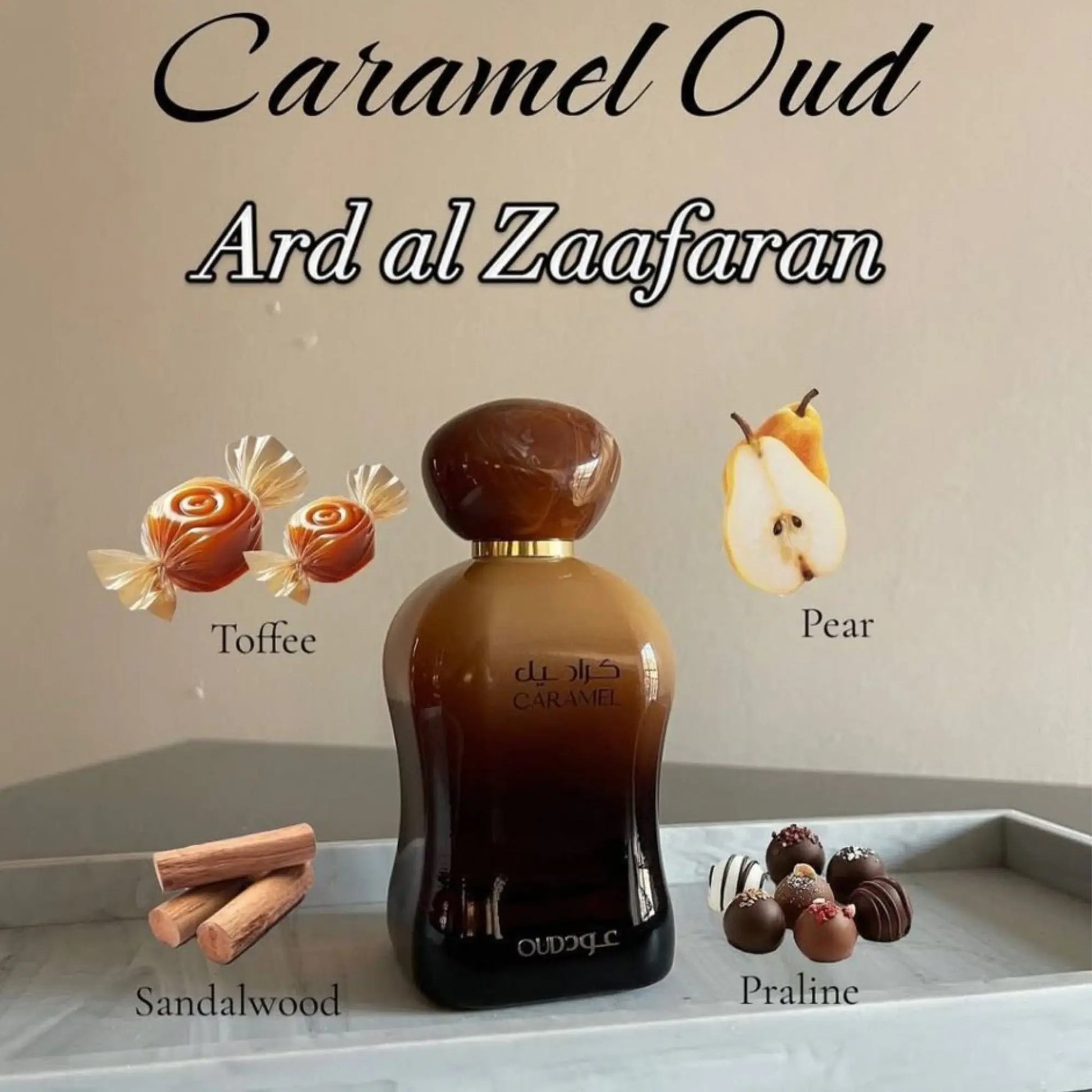 Ard Al Zaafaran Caramel Oud Eau de Parfum 100ml For Men and Women