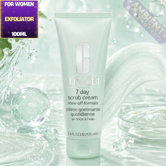 Clinique 7 Day Scrub Cream Rinse-Off Formula 100ml For Women