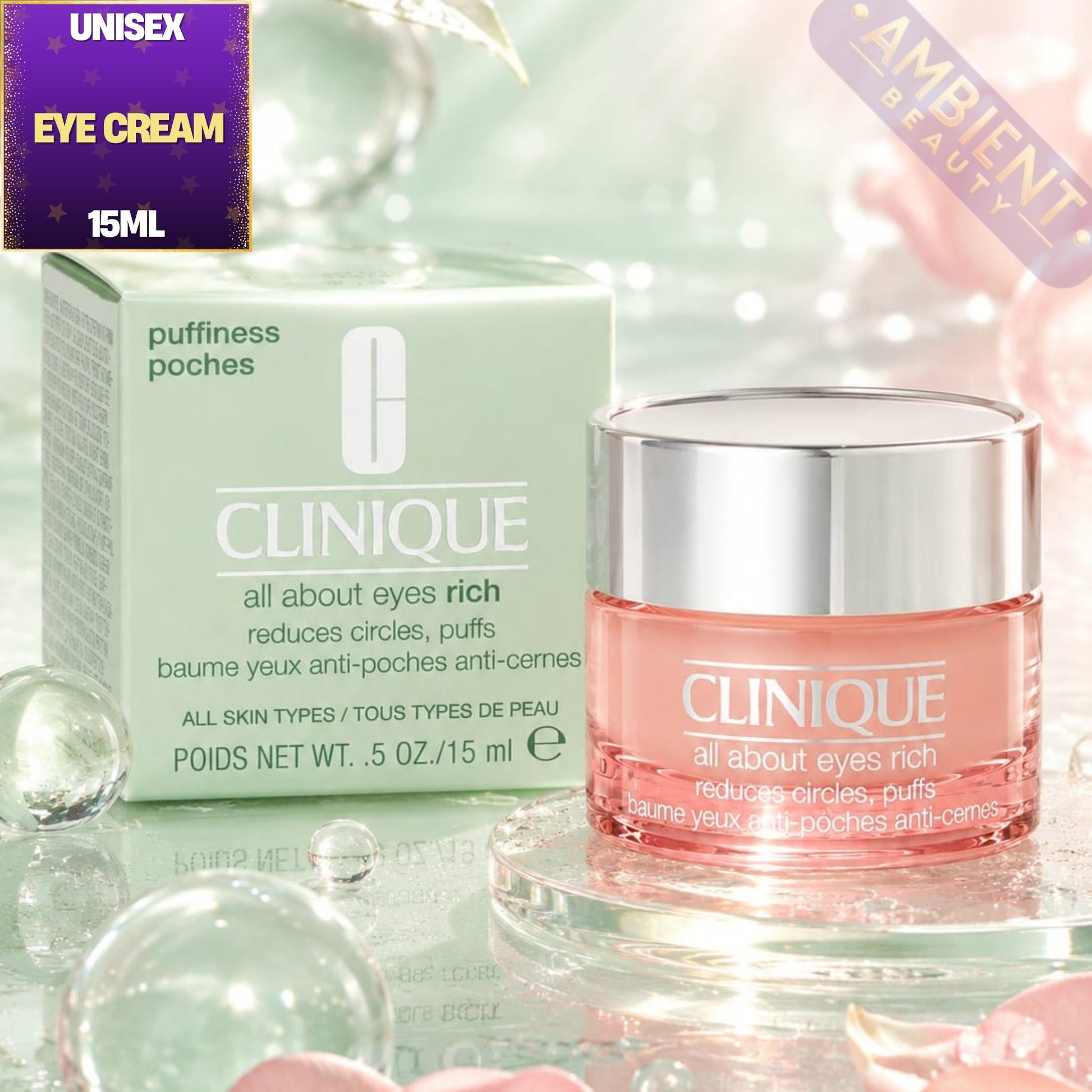 Clinique All About Eyes Rich Eye Cream 15ml For Men and Women