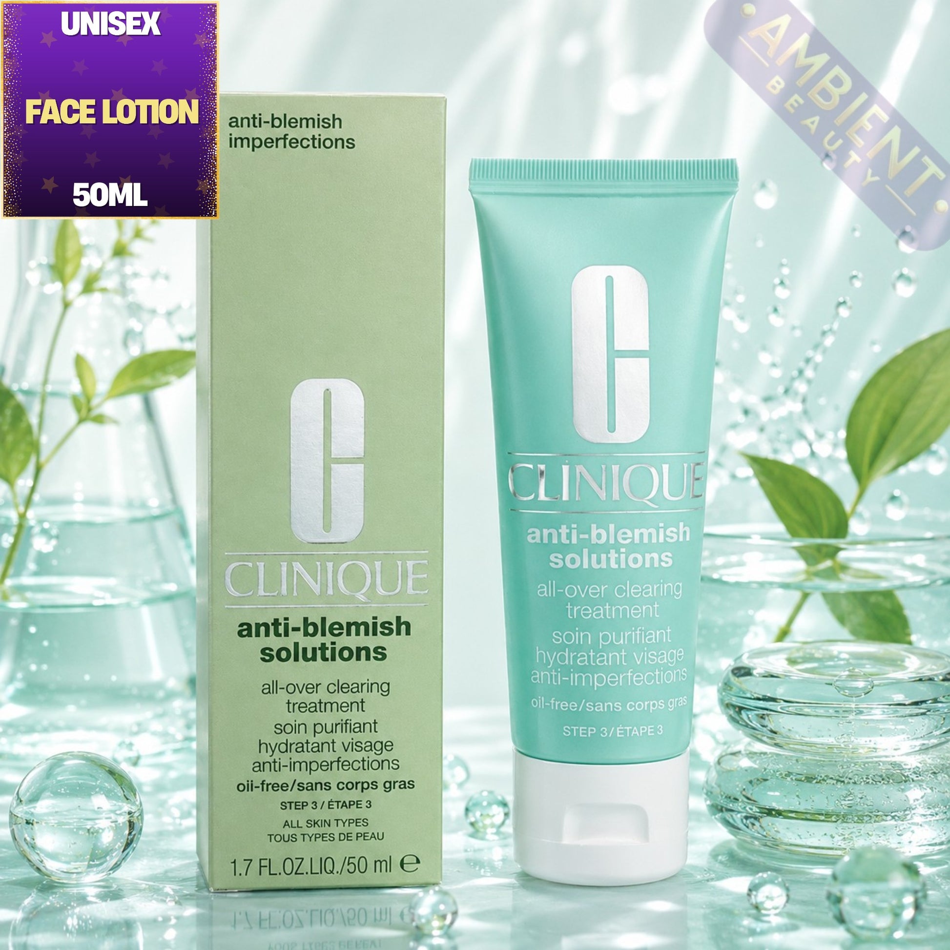 Clinique Anti-Blemish Solutions Clearing Moisturiser 50ml For Men and Women
