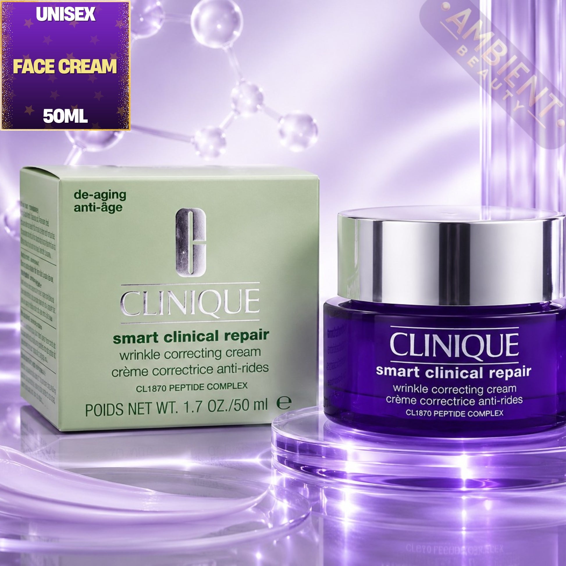 Clinique Smart Clinical Repair Lifting Face + Neck Cream 50ml For Men and Women