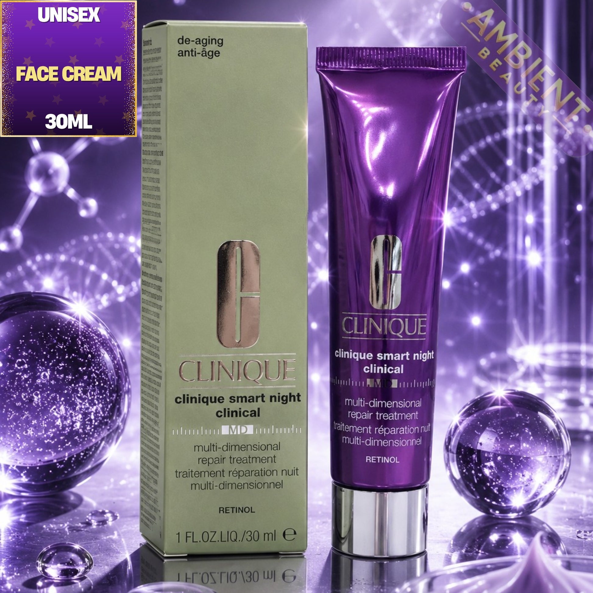 Clinique Smart Night Clinical Multi-Dimensional Repair Treatment 30ml For Men and Women