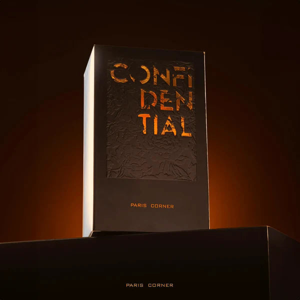  Paris Corner Confidential Box with 'CONFIDENTIAL' text on a dark background