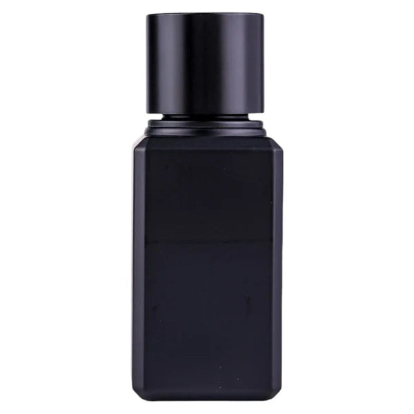  Paris Corner Confidential Black rectangular bottle with a black cap on a white background